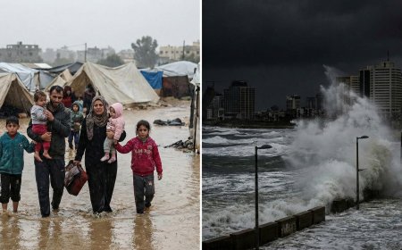 "Nous Sommes Noyés" : La Tempête Byron Transforme Gaza en Bourbier Mortel